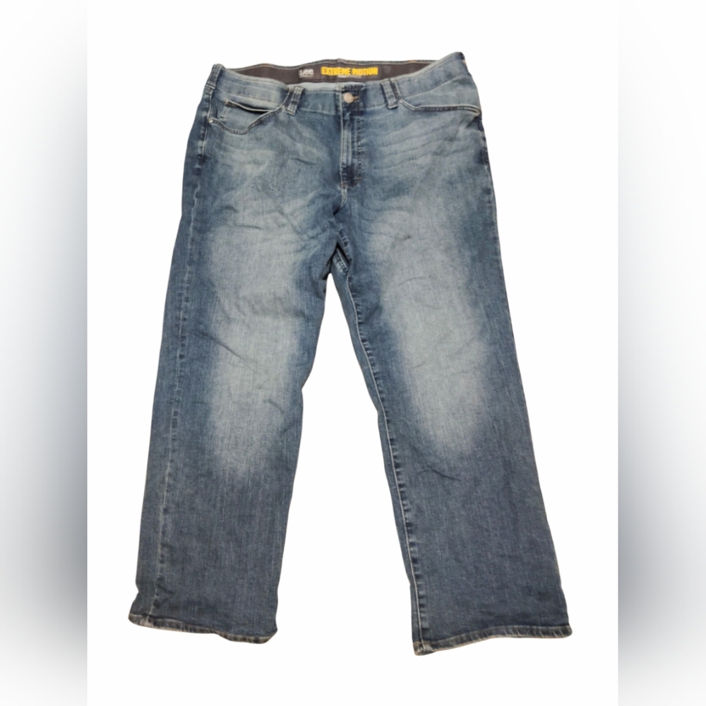Lee Vintage Jeans Relaxed Fit Straight Leg Men's Size 44x29 Faded Blue